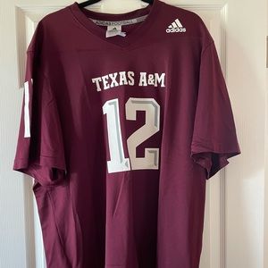 TAMU Aggies 12th man adidas jersey size 2XL